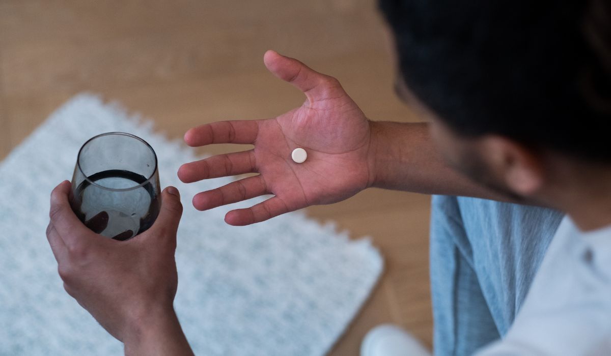 person taking tianeptine