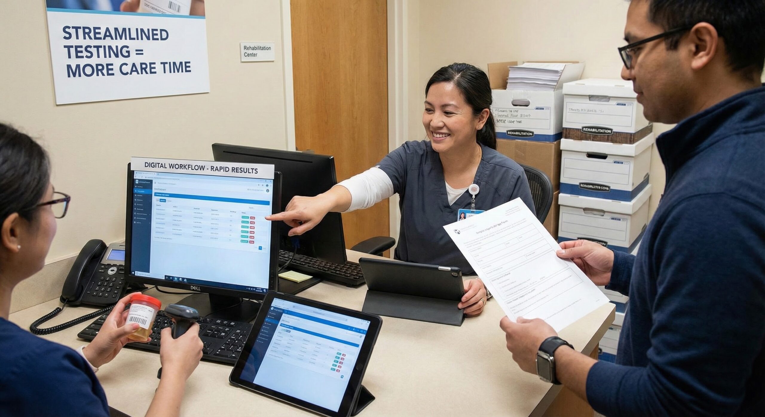 Reducing Administrative Burden in Rehab Drug Testing