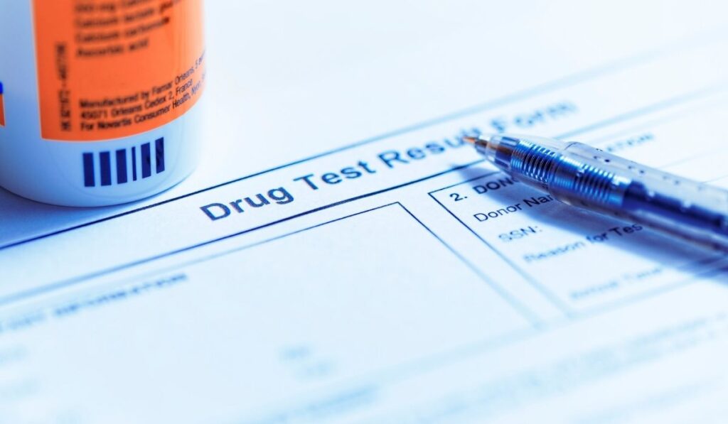 drug testing results and papers