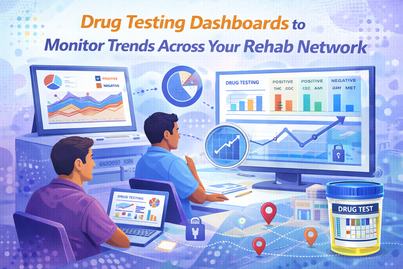 Drug Testing Dashboards to Monitor Trends Across Your Rehab Network