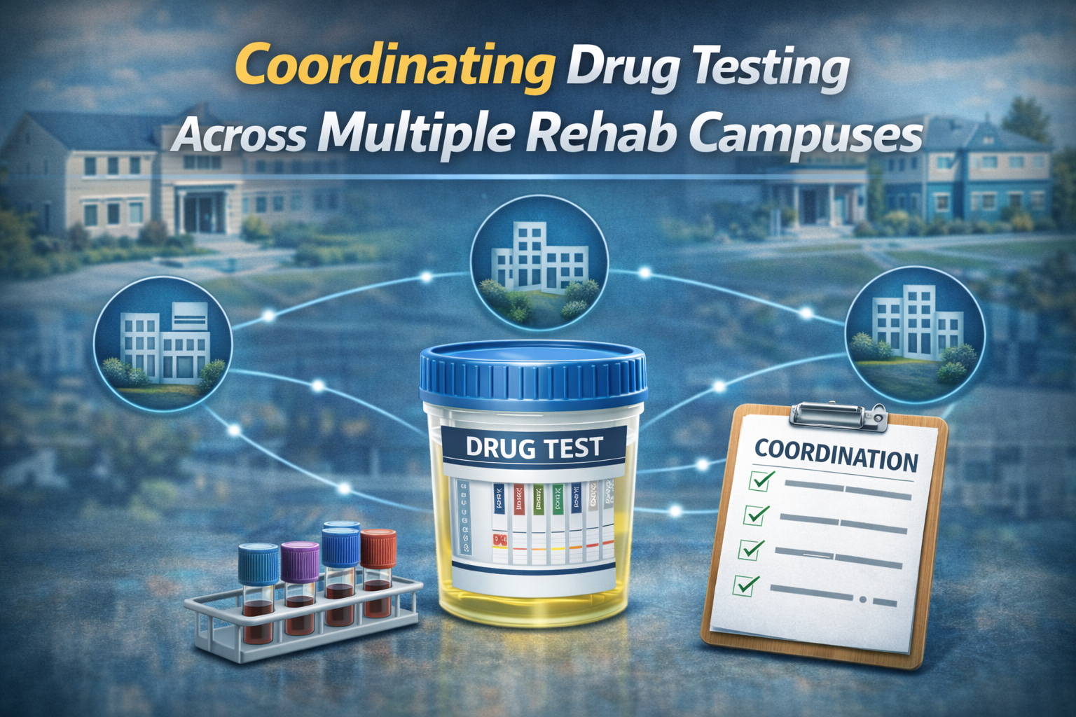 Coordinating Drug Testing Across Multiple Rehab Campuses