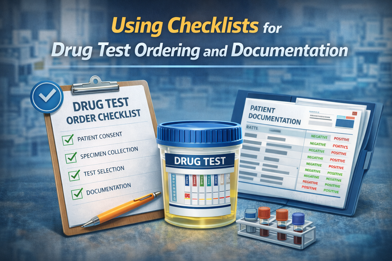 Using Checklists to Improve Accuracy in Drug Test