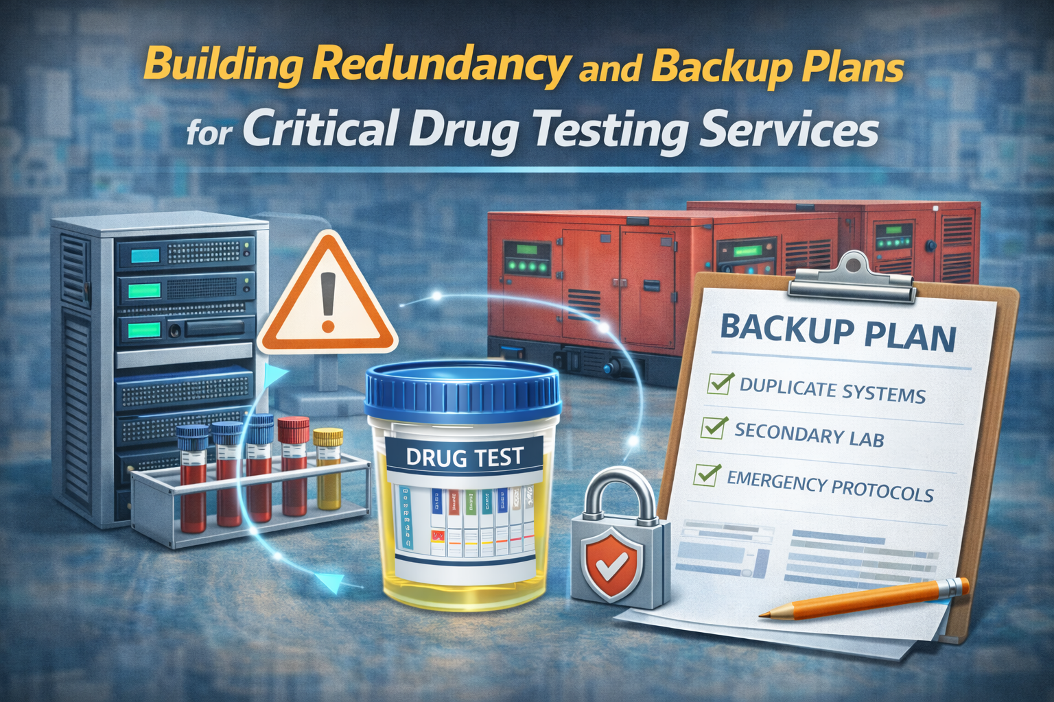 Building Redundancy and Backup Plans for Critical Drug Testing Services
