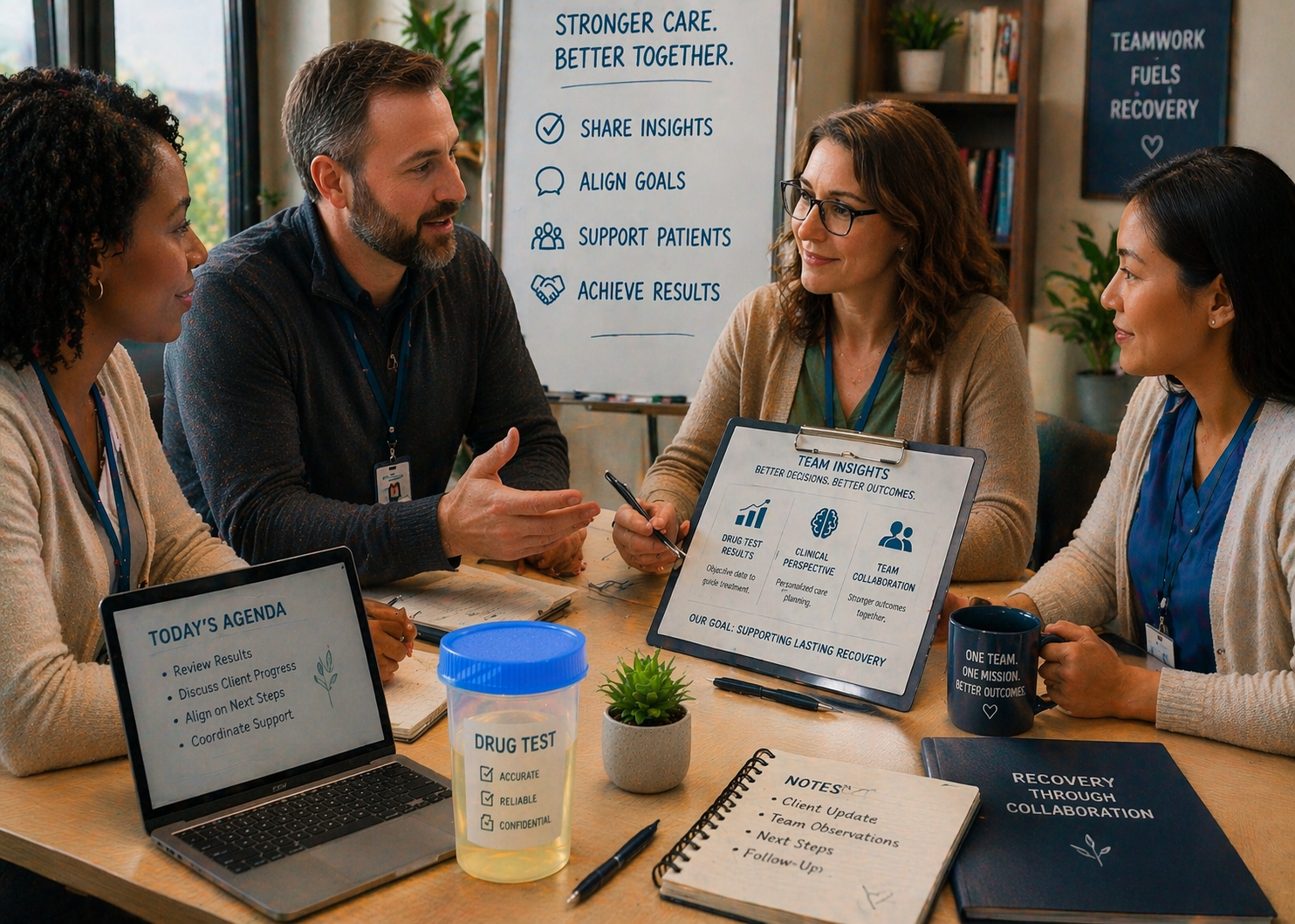 Drug Testing Improves Teamwork in Rehab Care